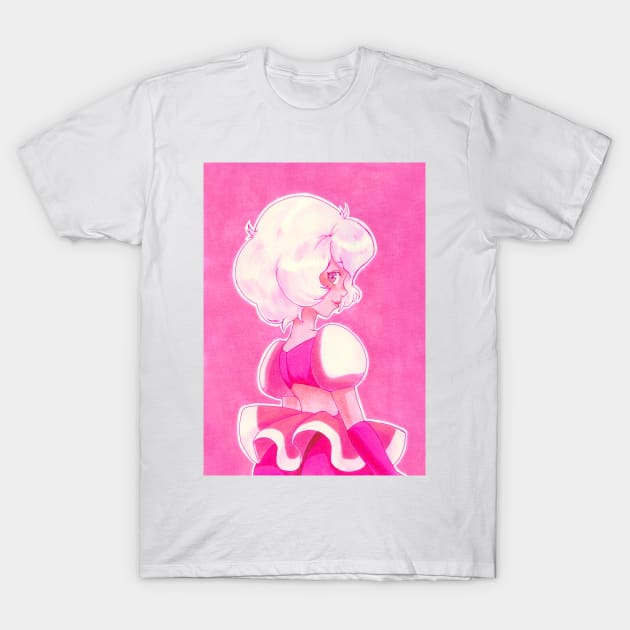 Pink Diamond T-Shirt by KaylaNostrade